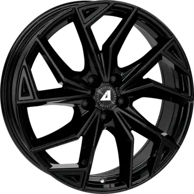 9.5x22 Alutec ADX.02 Diamond Black Alloy Wheels Image